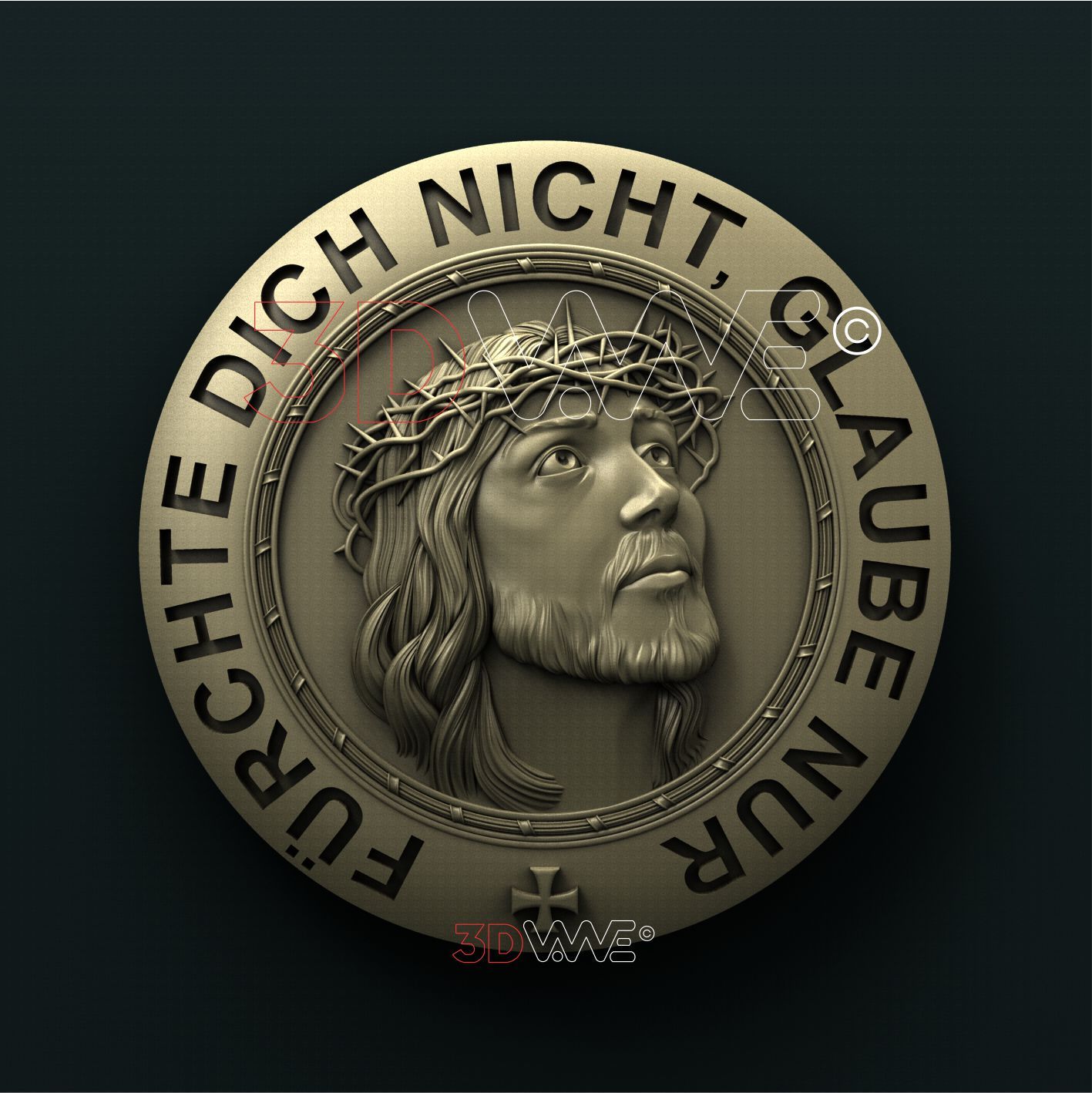 JESUS. BIBLE VERSES 3D STL 3DWave