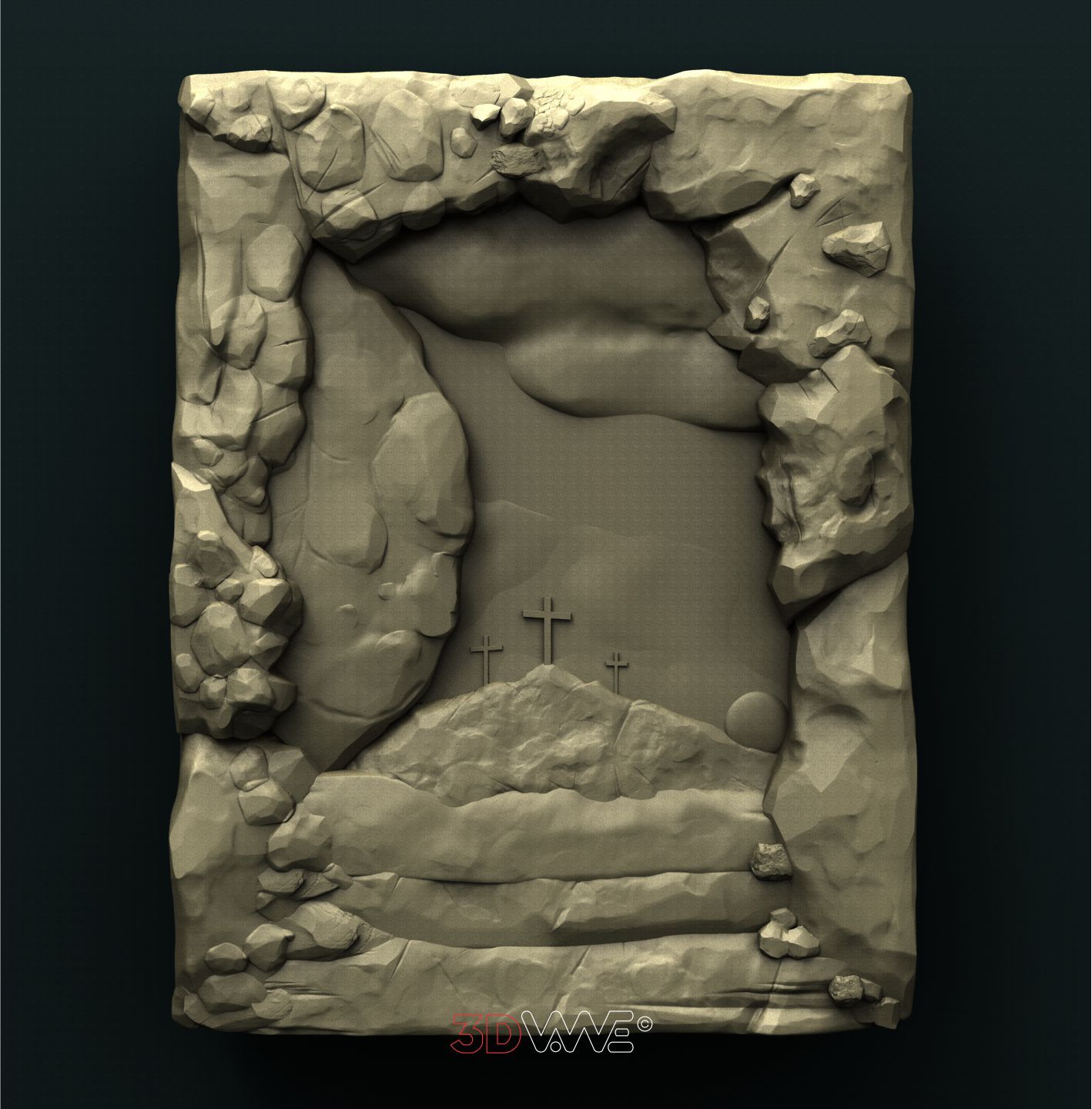 JESUS TOMB 3D STL 3DWave