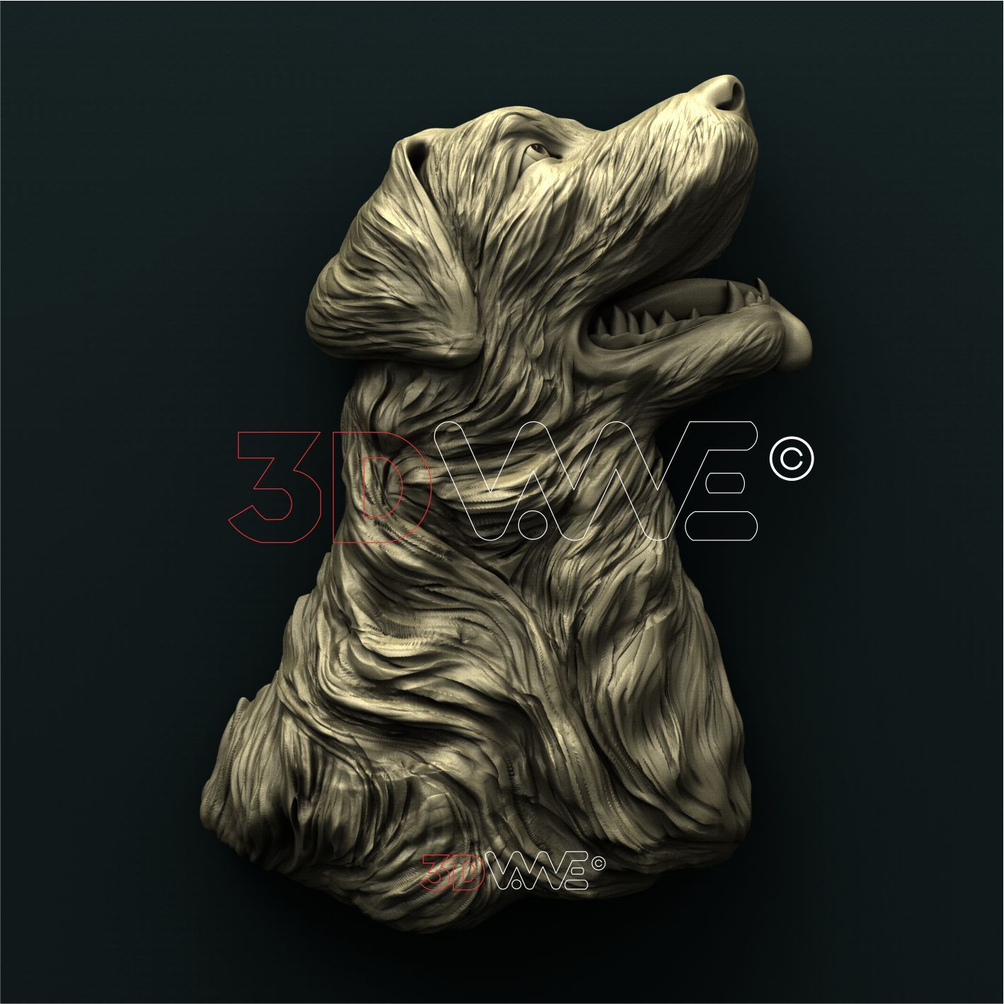 LABRADOR 3D STL 3DWave