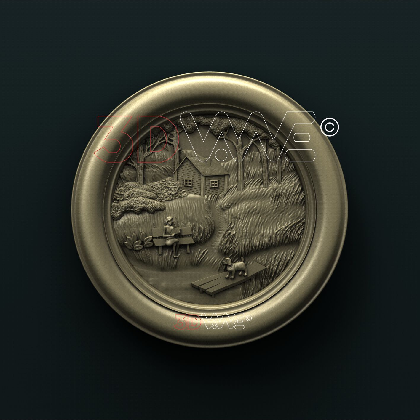 LAKE HOUSE 3D STL 3DWave