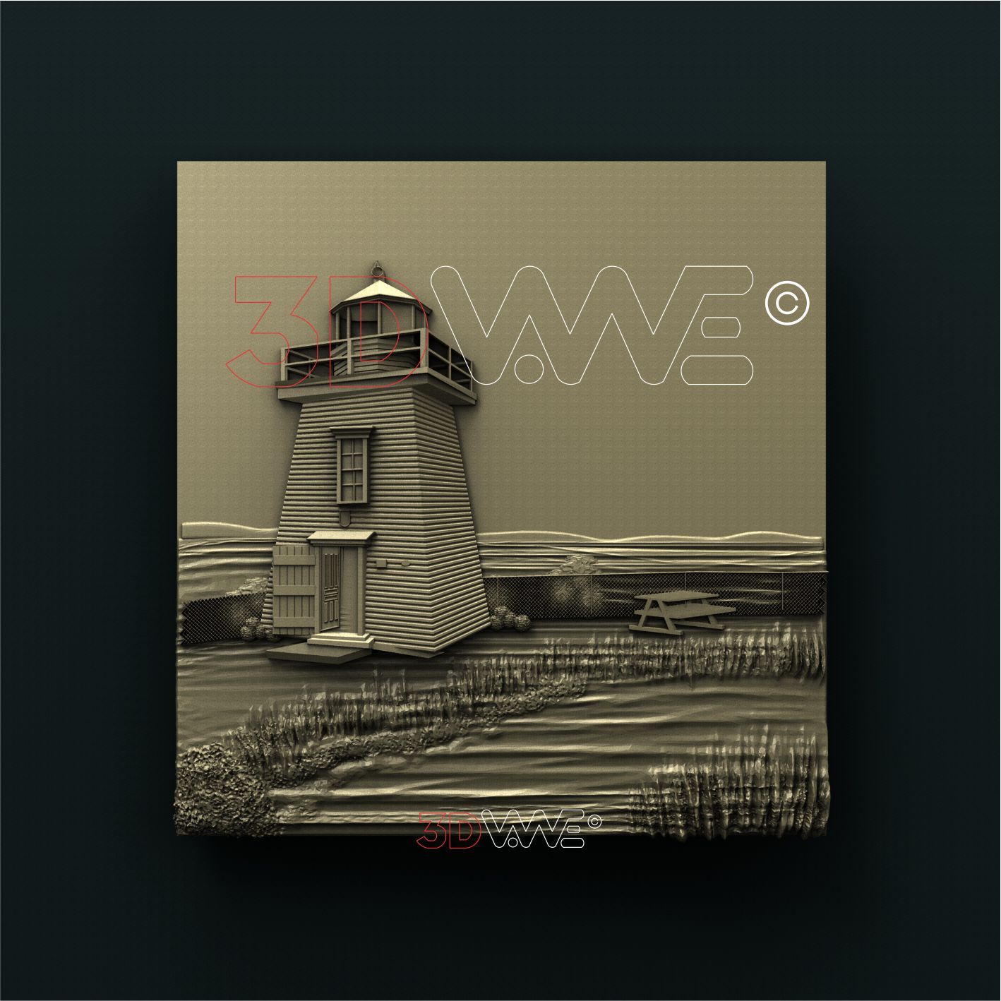 LIGHTHOUSE 3D STL 3DWave