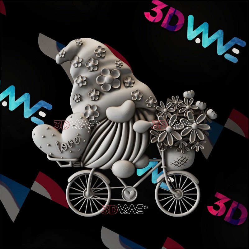 LOVE GNOME 3d stl 3DWave.us