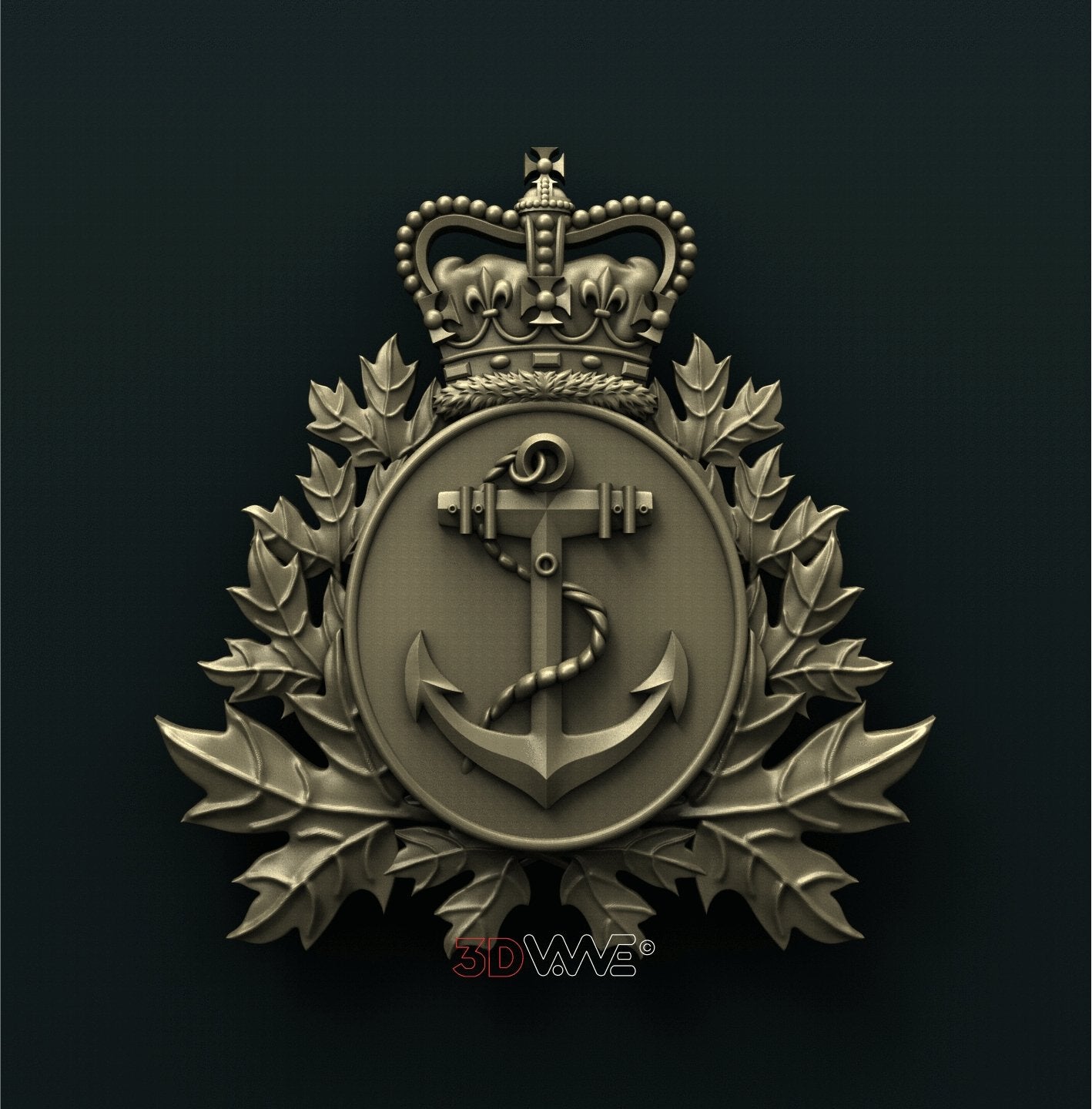 NAVAL OPERATIONS BRANCH, CANADIAN FORCES 3D STL 3DWave
