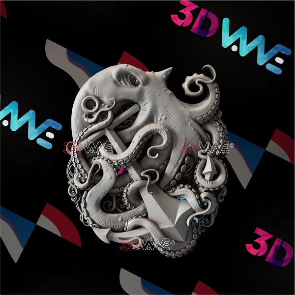 OCTOPUS 3d stl 3DWave.us