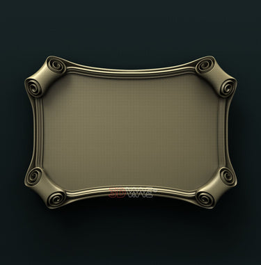 PLAQUE 3D STL 3DWave