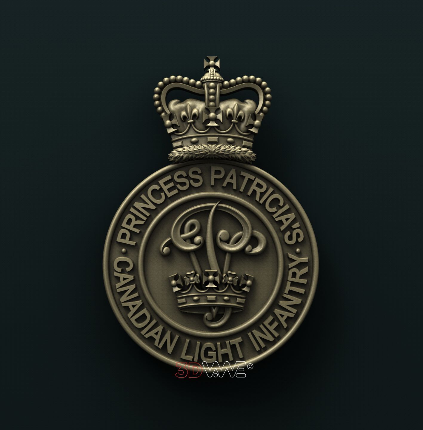 PRINCESS PATRICIA's CANADIAN LIGHT INFANTRY REGIMENT 3D STL 3DWave