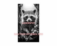 Thumbnail for Raccoon 3d illusion & laser-ready files - 3DWave.us