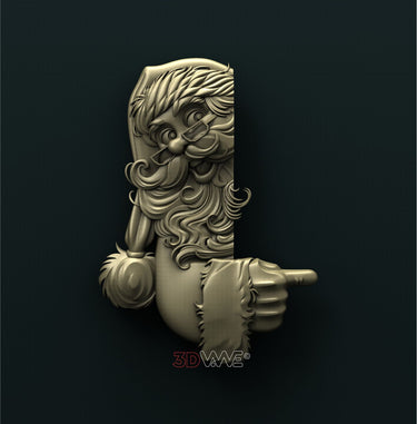 SANTA CLAUS 3D STL 3DWave