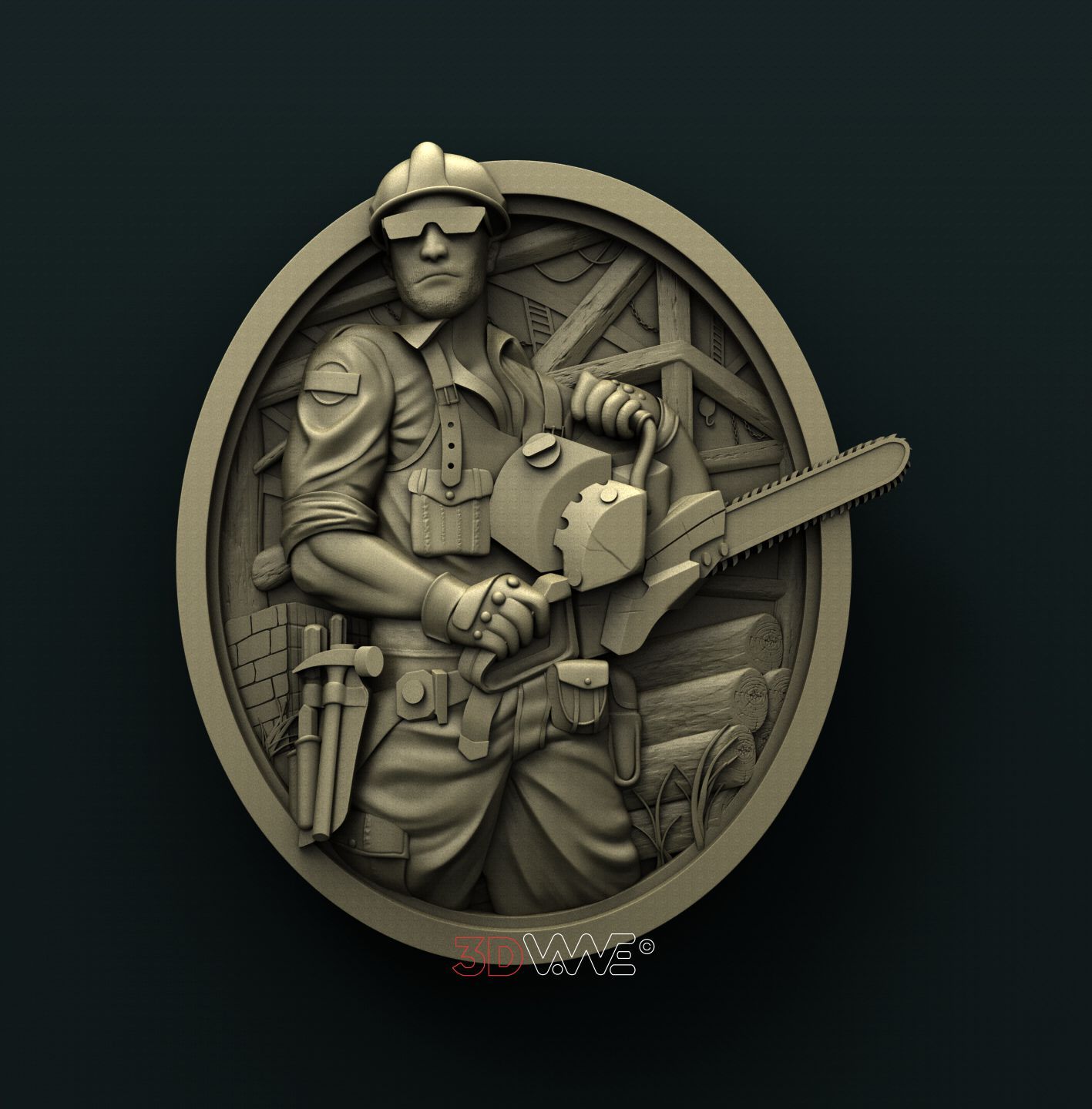 SAWMAN 3D STL 3DWave