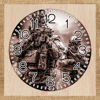 Thumbnail for SOLDIERS CLOCK pyroprinter & laser-ready file 3DWave.us