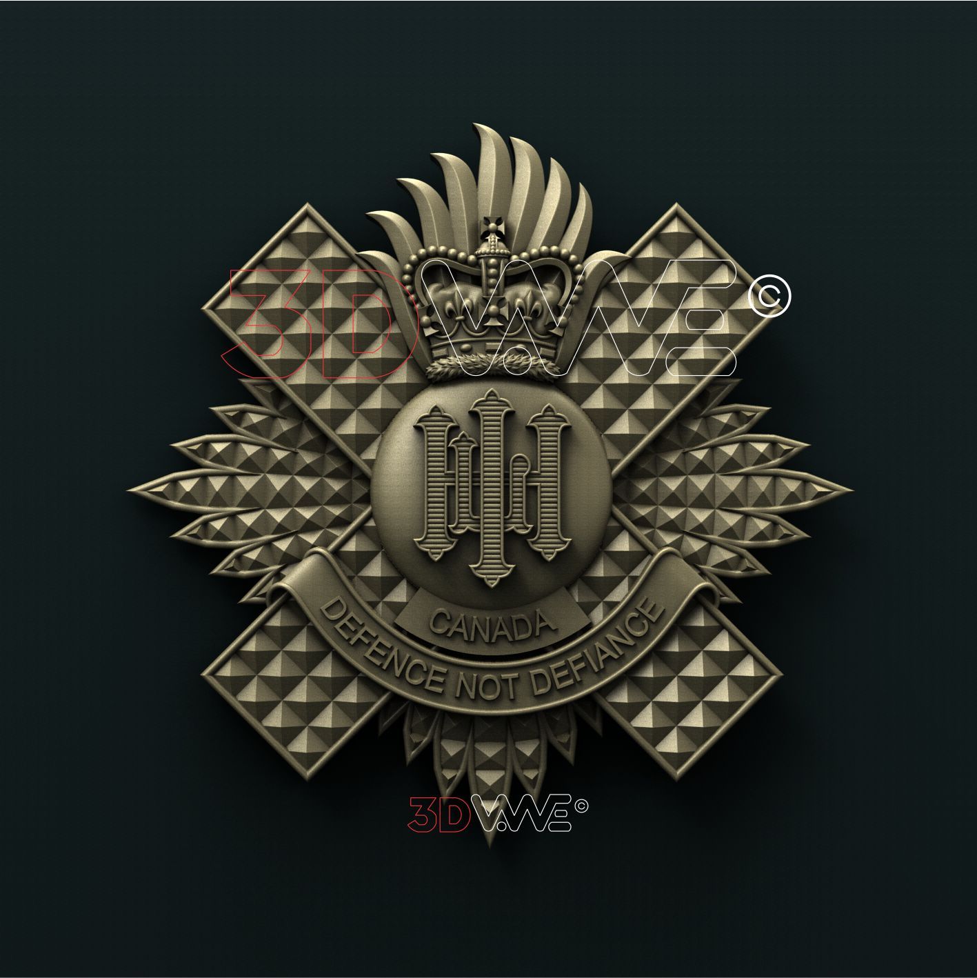 THE ROYAL HIGHLAND FUSILIERS OF CANADA 3D STL 3DWave