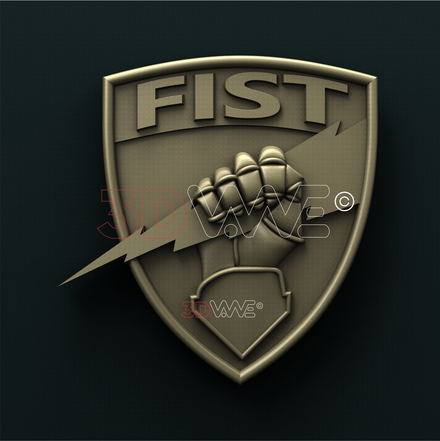 US ARMY, FIRST INFANTRY SUPPORT TEAM 3D STL 3DWave