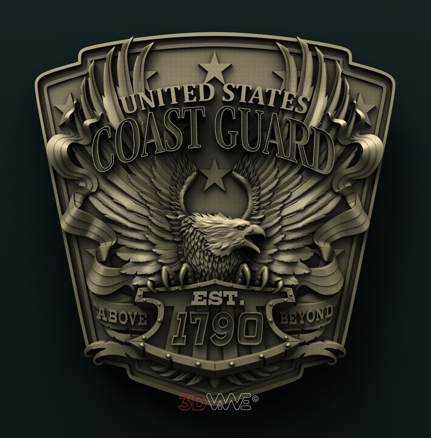 US COAST GUARD 3D STL 3DWave