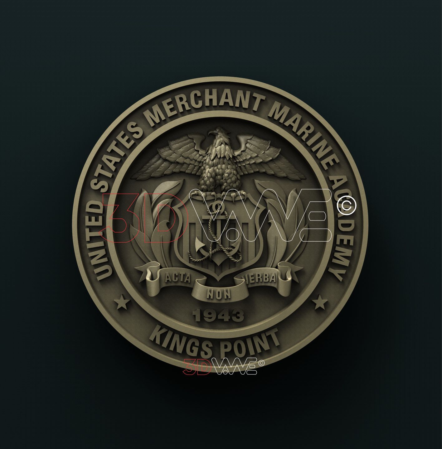 US MERCHANT MARINE ACADEMY 3D STL 3DWave
