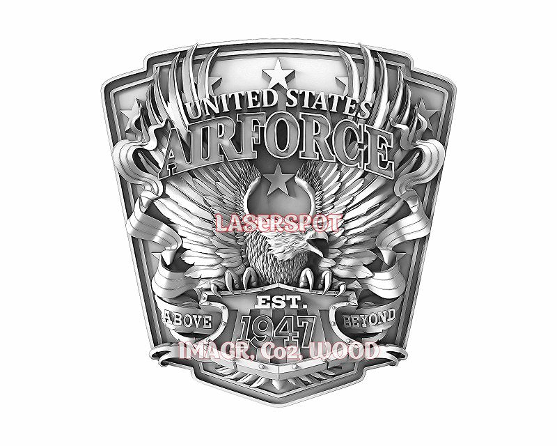 USAF 3d illusion & laser-ready files - 3DWave.us