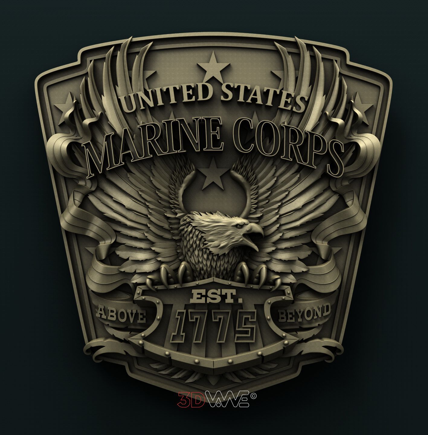USMC 3D STL 3DWave