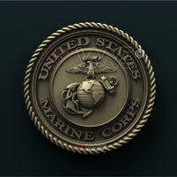 Thumbnail for USMC SEAL 3D STL 3DWave