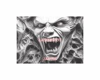 Thumbnail for Vampire 3d illusion & laser-ready files - 3DWave.us