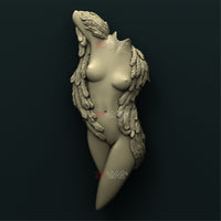 Thumbnail for WALL ANGEL 3D STL 3DWave