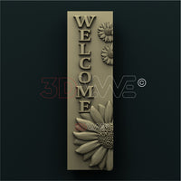 Thumbnail for WELCOME SIGN 3D STL 3DWave