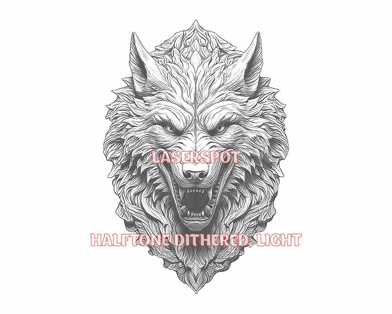 Werewolf 3d illusion & laser-ready files - 3DWave.us