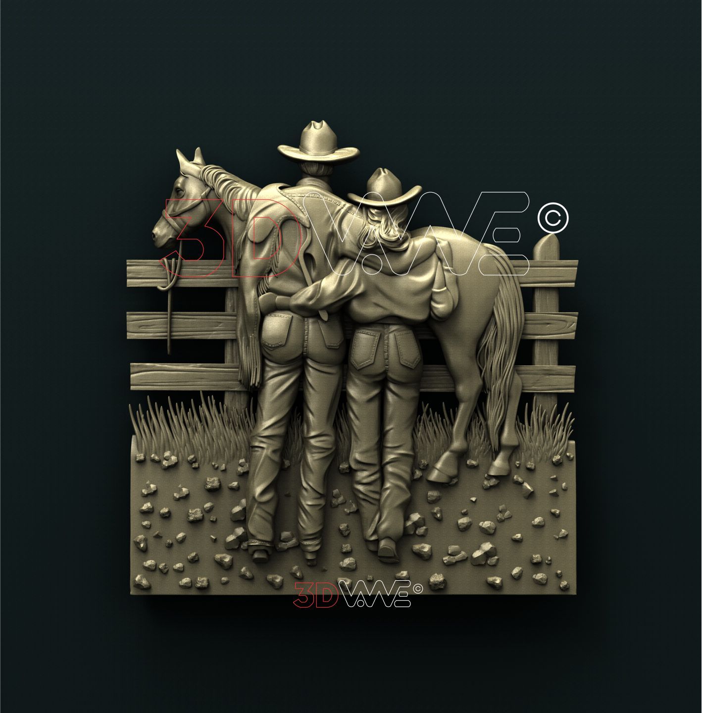 WESTERN LOVE 3D STL 3DWave