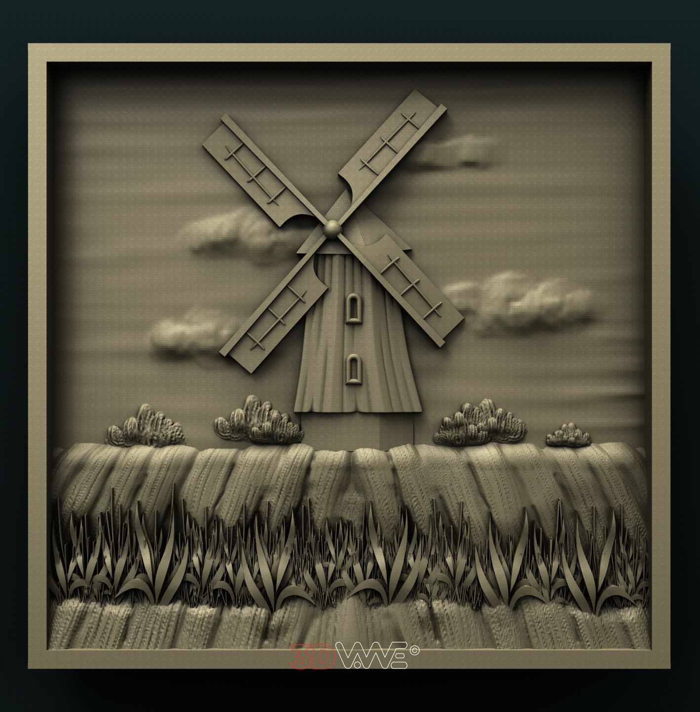 WINDMILL 3D STL 3DWave