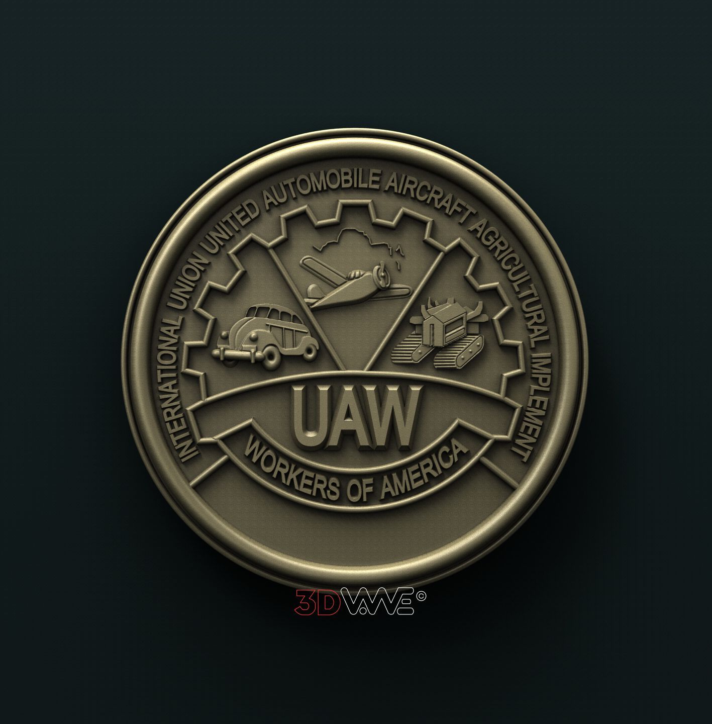 WORKERS OF AMERICA 3D STL 3DWave