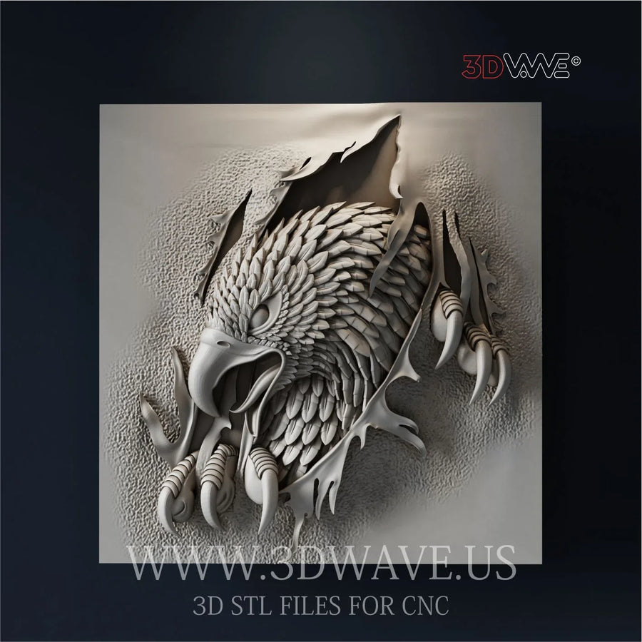 EAGLE 3D STL