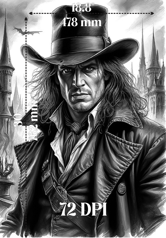 DRACULA 3d illusion & laser-ready files