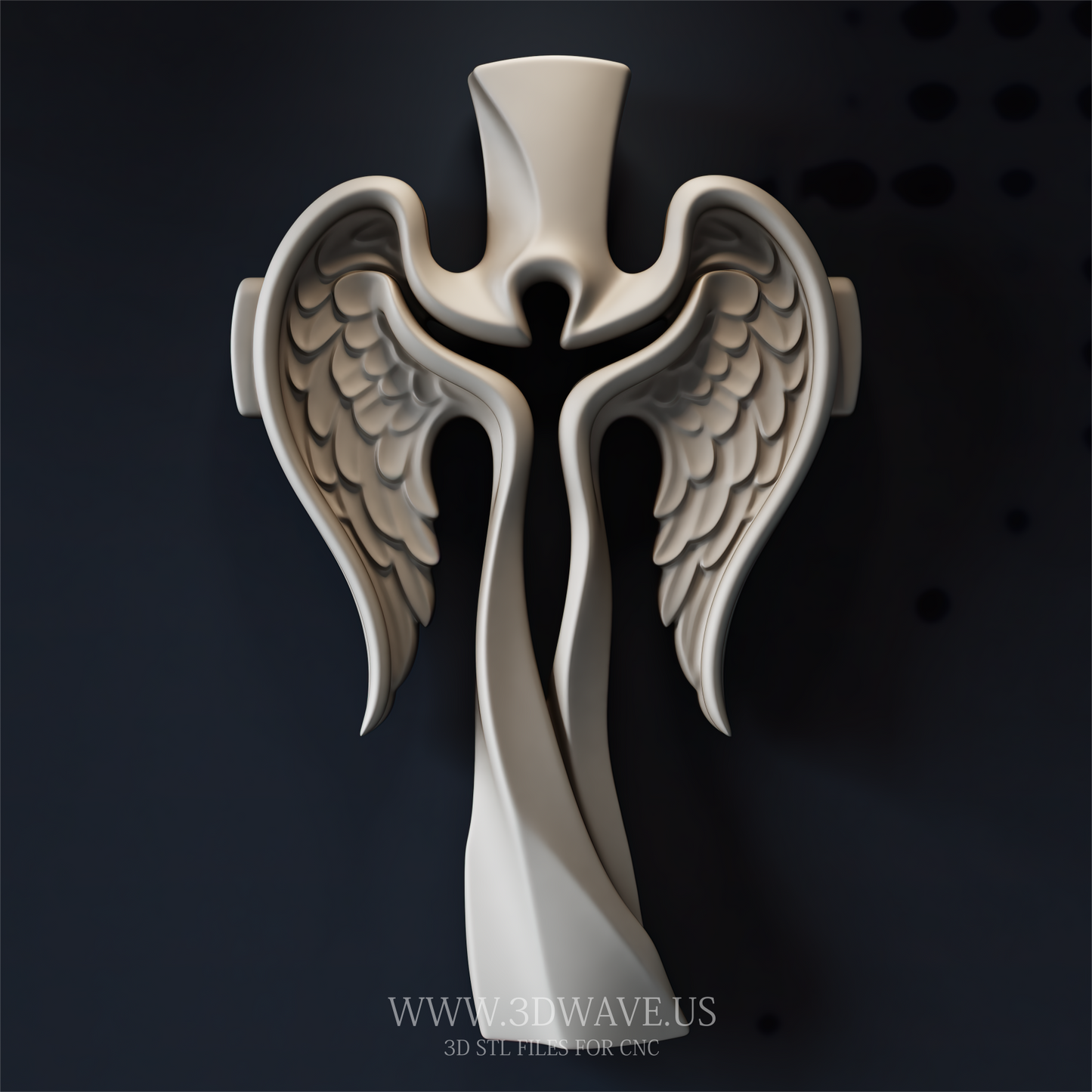 CNC Router File | Wood Carving STL, Cross CNC File | Religious STL Model (Digital Download) - 3DWave.us