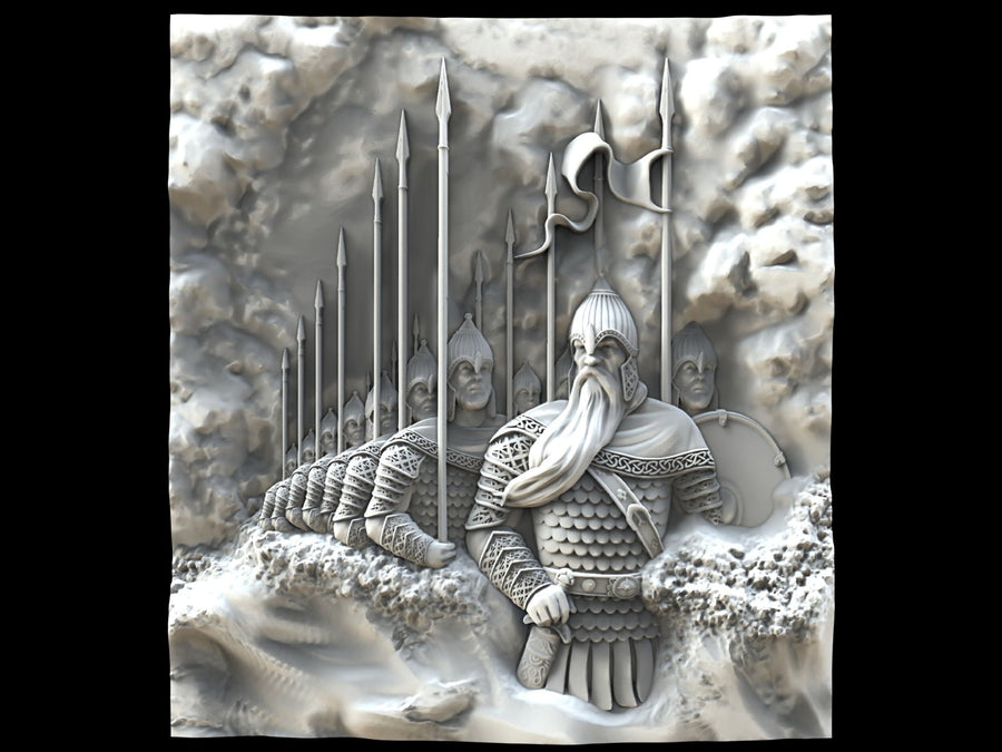 33 Heroes file stl 3D Model for CNC and 3d printer - 3DWave.us