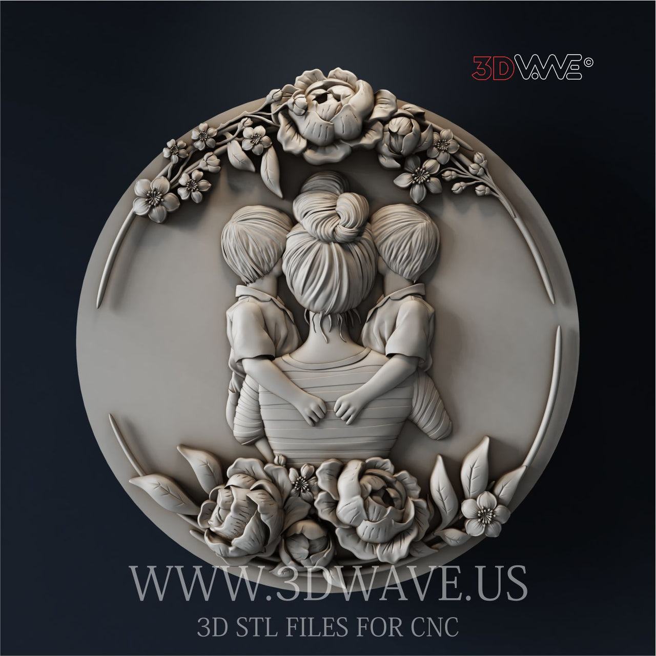MOM OF TWINS 3d stl