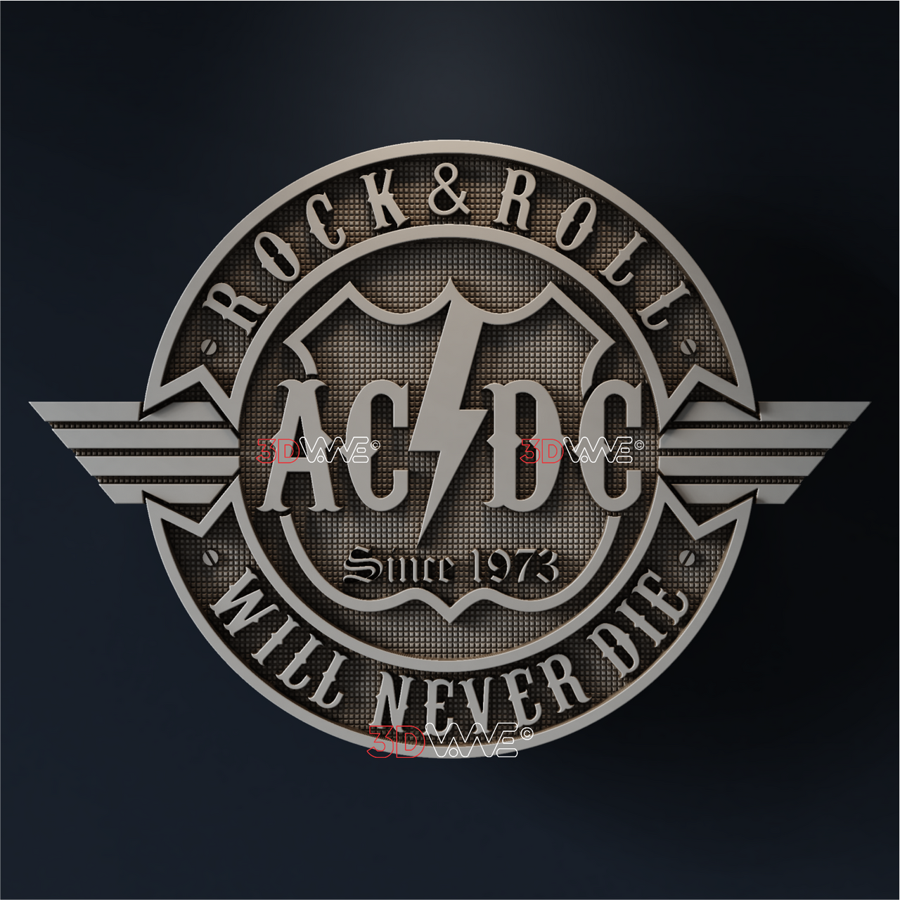 AC DC 3D STL