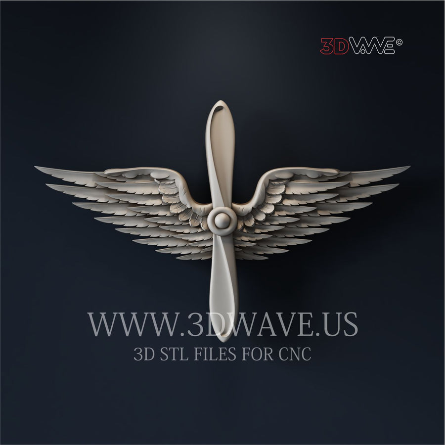 US ARMY AVIATION BRANCH INSIGNIA 3D STL