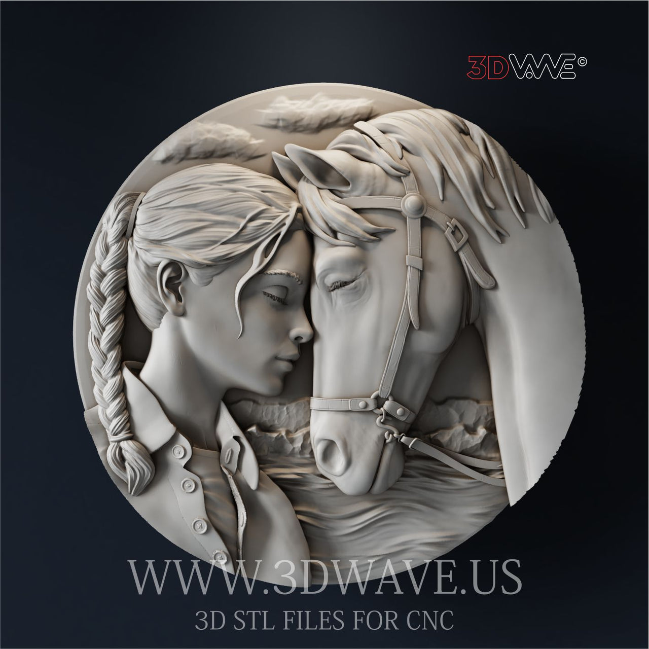 COWBOY GIRL 3d stl