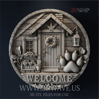 Thumbnail for HOME WELCOME SIGN 3d stl