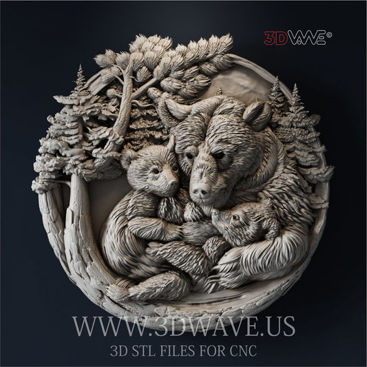 BEARS 3D STL