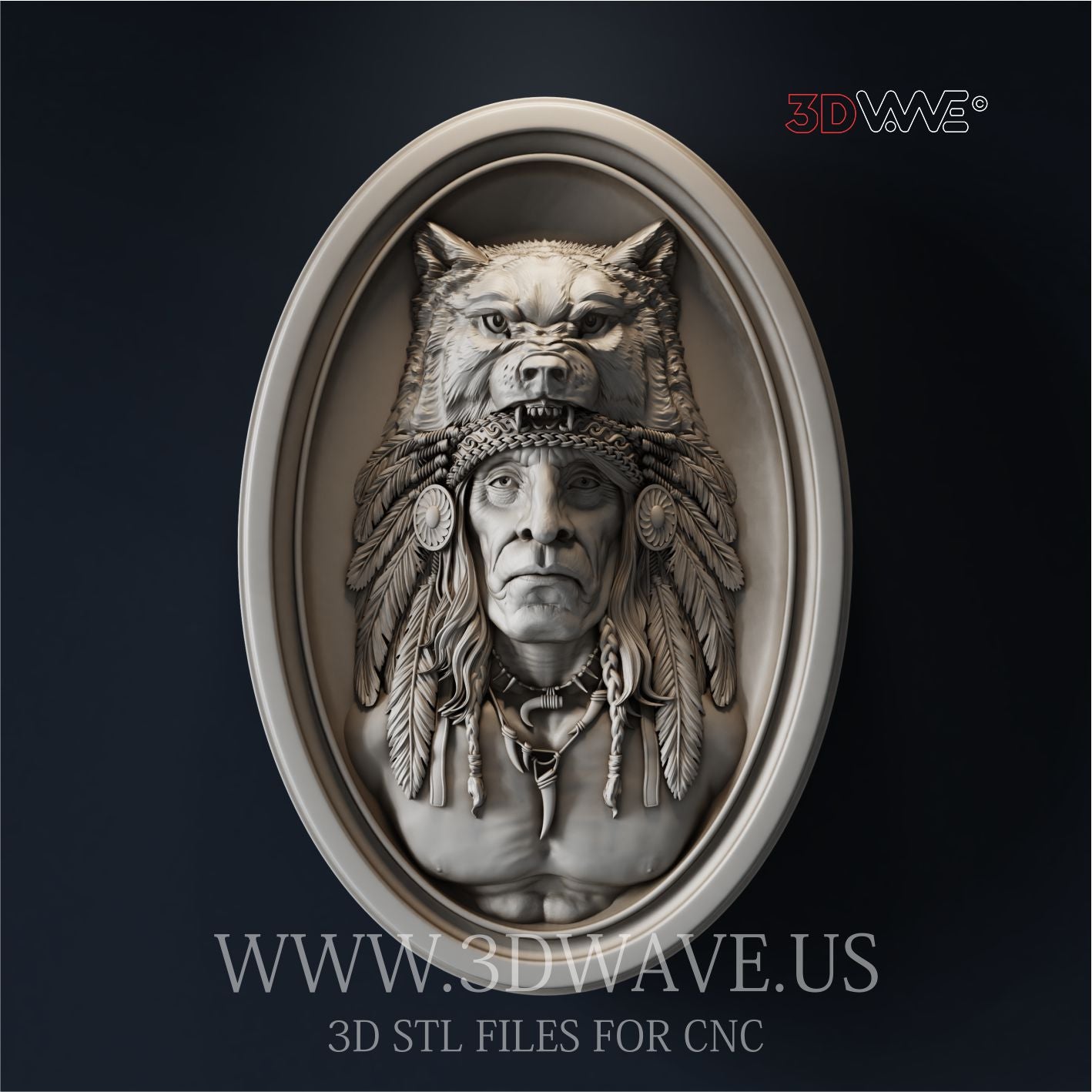 AMERICAN NATIVE 3D STL
