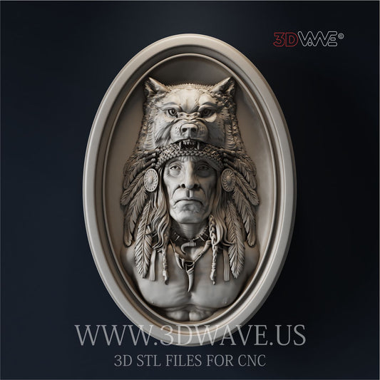 AMERICAN NATIVE 3D STL