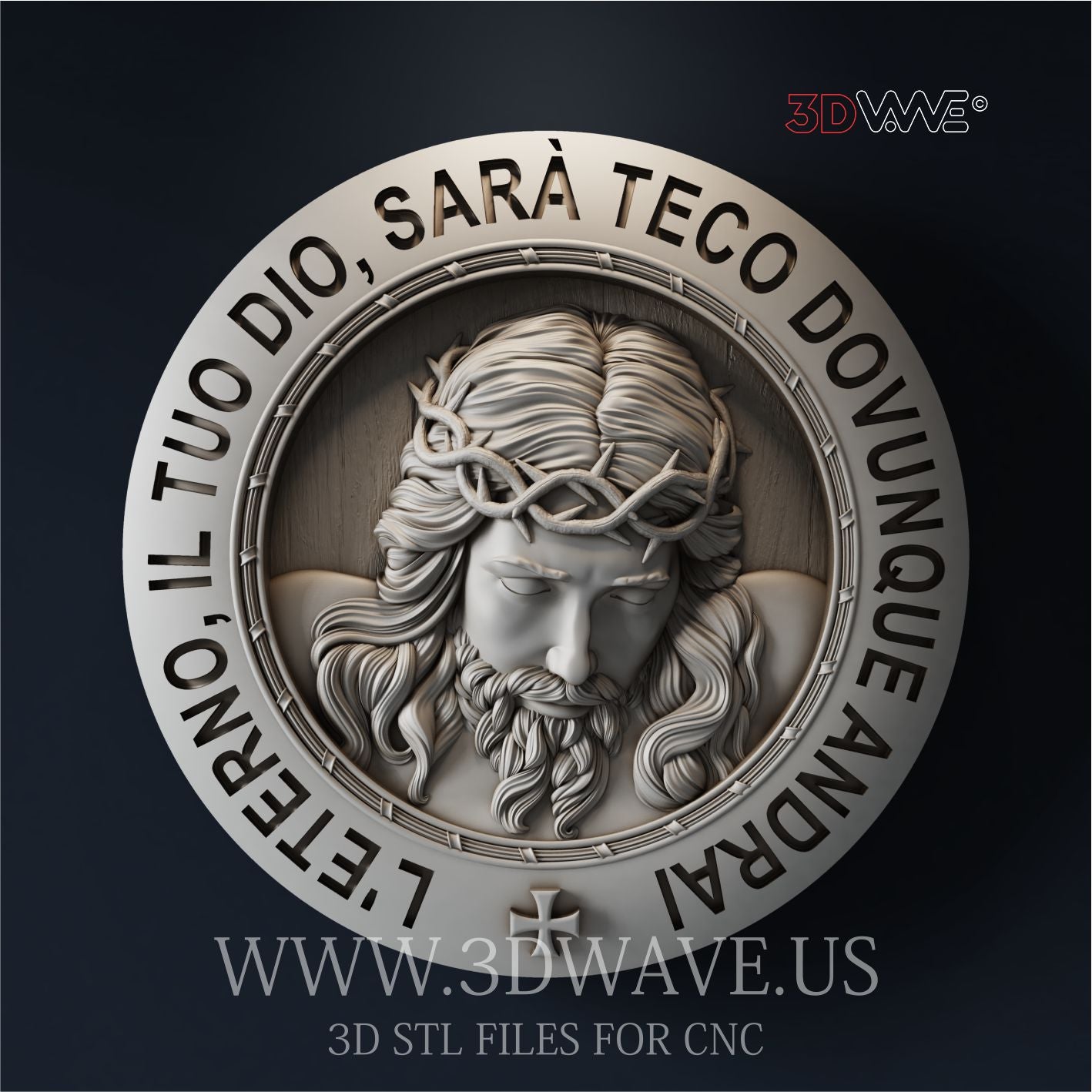 JESUS 3D-STL-Datei für CNC (IT)