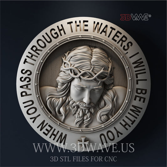 JESUS 3D STL-Datei für CNC