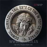 Thumbnail for JESUS 3d stl file for CNC (RO)