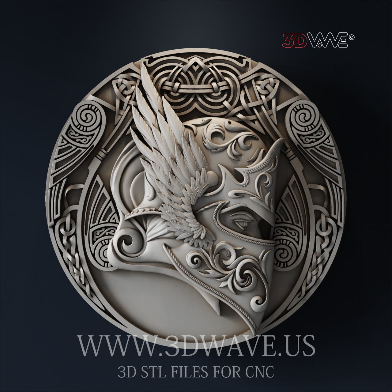 VIKINGS VALKYRIE 3d stl files for CNC