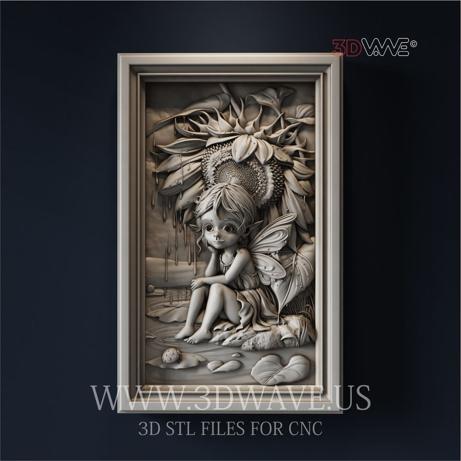 FAIRY 3d stl file for CNC