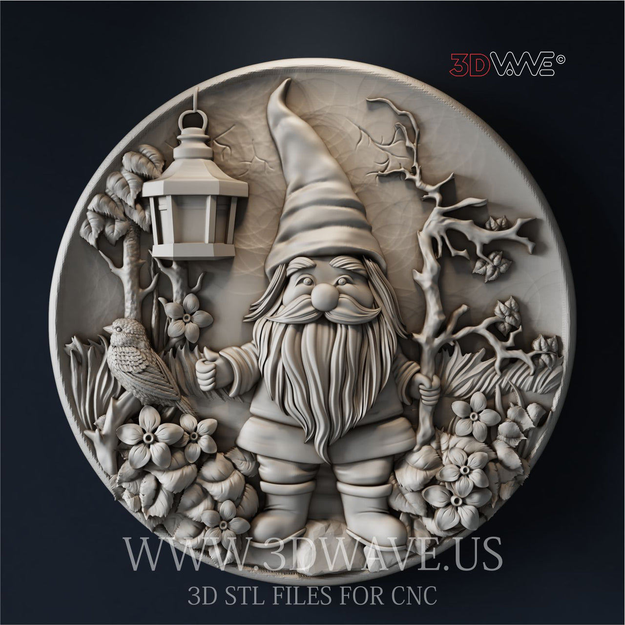 GNOME 3D STL file for CNC