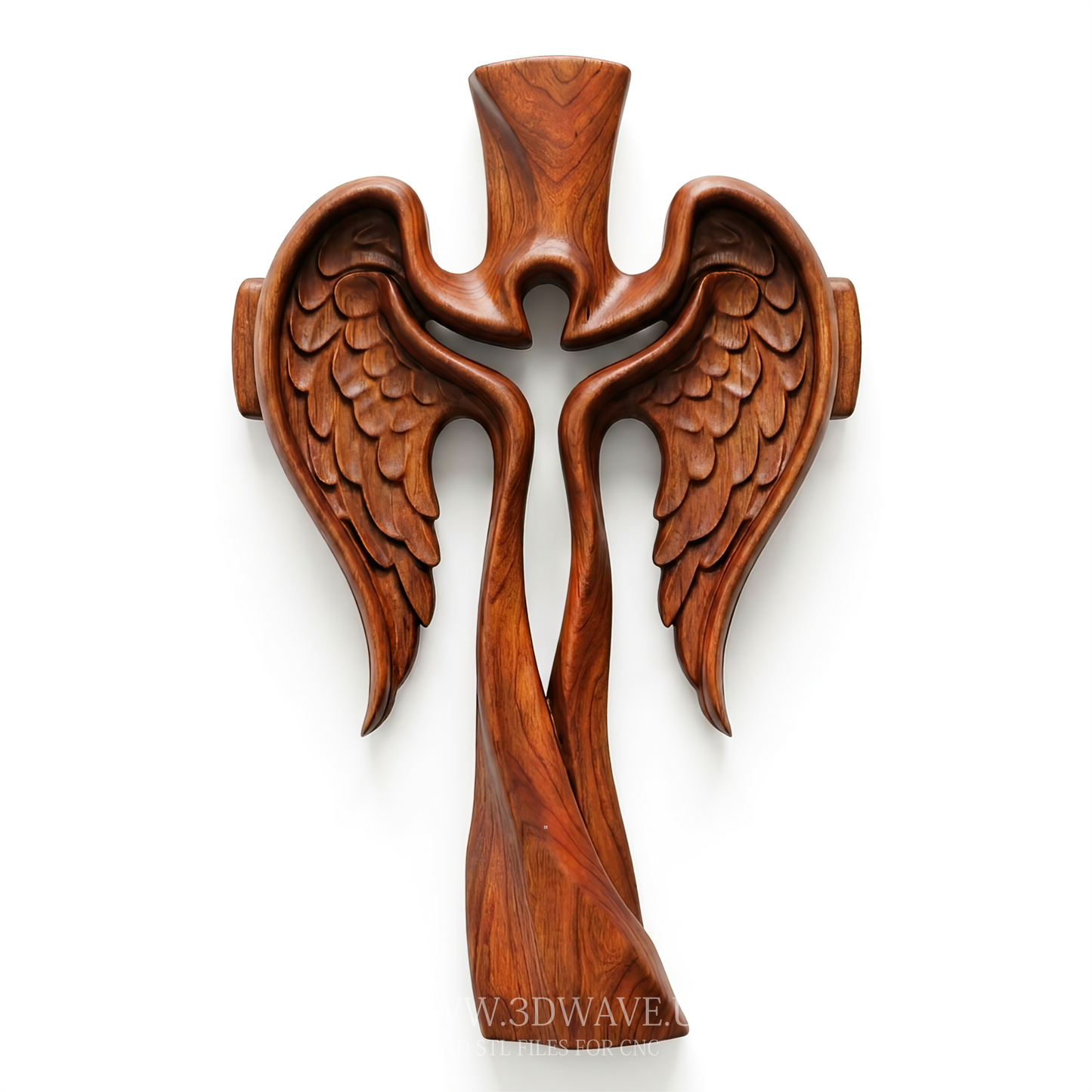 CNC Router File | Wood Carving STL, Cross CNC File | Religious STL Model (Digital Download) - 3DWave.us
