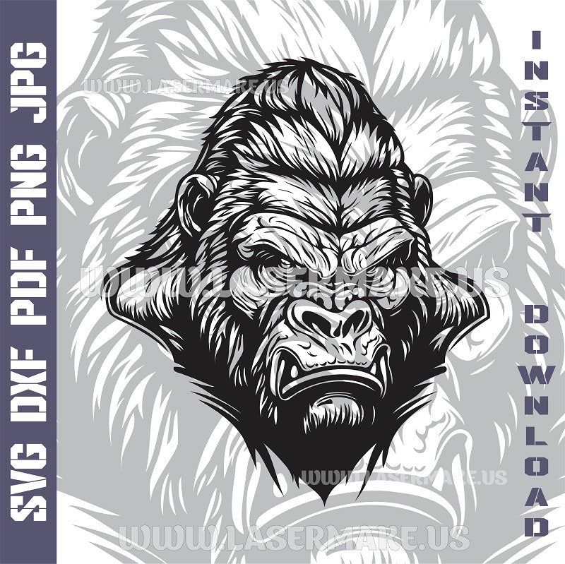 Gorilla Laser and Cricut SVG Vector Files