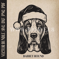 Thumbnail for Basset Hound Dog  | Vector Art: LaserCut Files for Cricut, Glowforge SVG | Digital Products