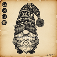 Thumbnail for Valentine's Gnomes | Vector Art: LaserCut Files for Cricut, Glowforge SVG | Digital Products (Copy)